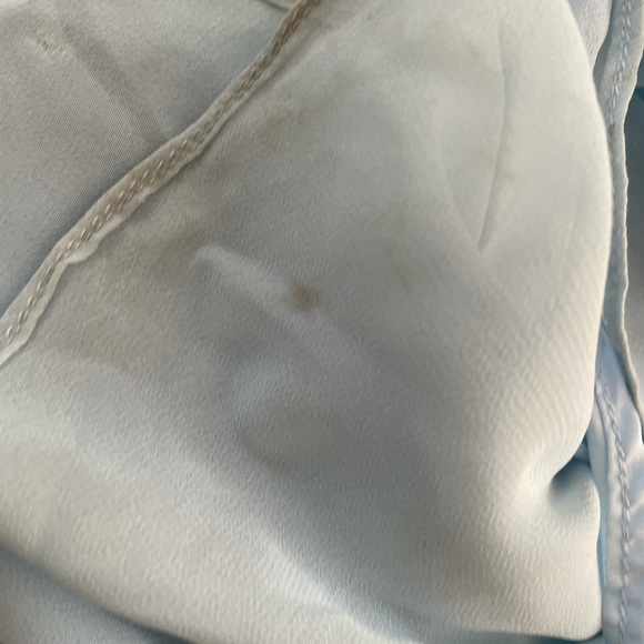 AZAZIE Long Blue Dress Gown with Back Zipper Size A8 - Picture 4 of 6